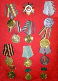 Военные и послевоенные награды