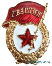 Нагрудный знак Гвардия