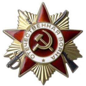 Орден  Отечественной войны 1 степени