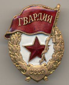 Знак "Гвардия"