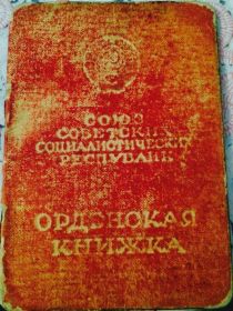 орденская книжка