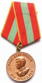 Медаль За доблестный труд в ВОВ