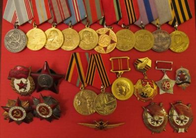 Боевые и памятные награды