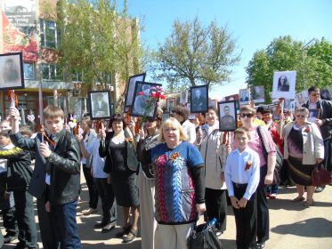 Ефимов В.И. в составе Бессмертного Полка