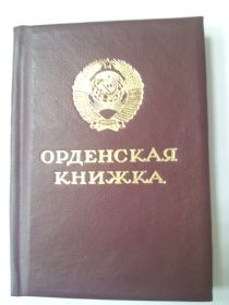 орденская книжка