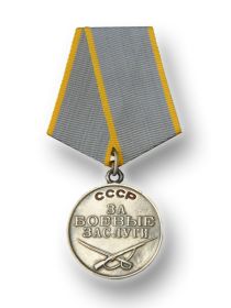 Медаль «За боевые заслуги» Приказ №: 11/н от: 17.10.1944