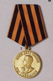 медаль  "За  победу  над  Германией  в  Великой  Отечественной  войне  1941 - 1945 г.г."