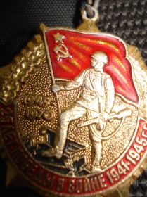 Нагрудный знак "25 лет Победы в Великой Отечественной войне"