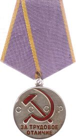 медаль За трудовое отлдичие