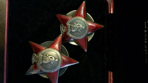 2 Ордена Красной Звезды и многочисленные медали