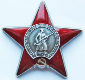 "Медаль за Боевые Заслуги", Орден "Красной Звезды"