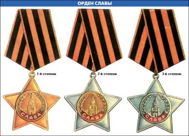 орден Славы I, II и III степени