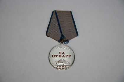 "  Медаль "За отвагу"