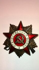 орден Отечественной войны 2-й степени, медали, почетное звание Ударника коммунистического  труда