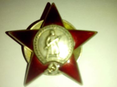 Орден Красной Звезды Отечественной Войны II степени
