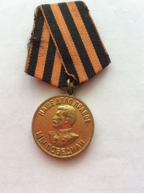 Медаль за победу над Германией (лицевая сторона)