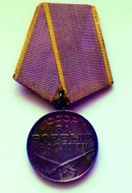 "  Медаль "За боевые заслуги",