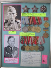 Два ордена Красной Звезды, орден Отечественной войны, медаль "За отвагу" и другие медали