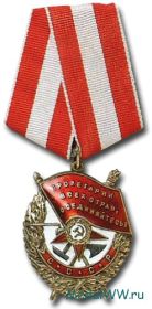 Ордена «Красного Знамени» (31.01.1945 г.)