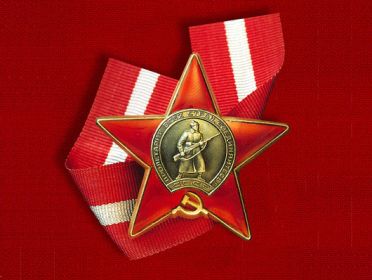 орден "Красной звезды".