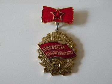 Знак "Победитель социалистического соревнования 1973г."