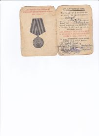 Медаль за победу над Германией, 1945 г.