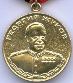 юбилейная медаль Жукова