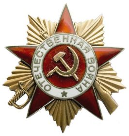 Орден Отечественной войны I степени (№230470)