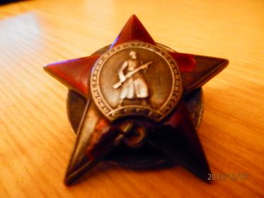 медаль "За отвагу", орден Красной звезды№159365