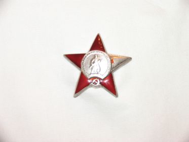 "  Орден "Красная Звезда", " Орден Отечественной Войны II степени, Медаль за отвагу, Медаль За боевые заслуги