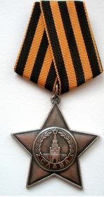 Орден славы III степени.