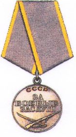 Медаль за боевые заслуги №2056544