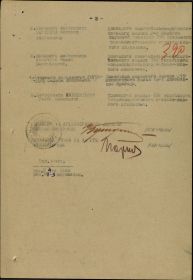 Медаль за боевые заслуги №16271104