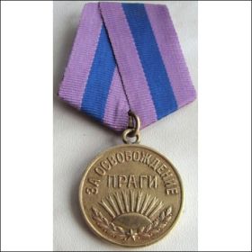 медаль "За освобождение Праги" № записи: 1532370765