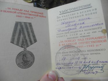 Медаль "За победу над Германией"
