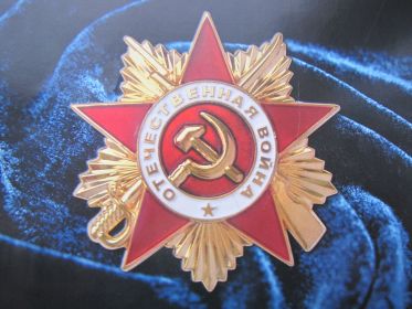 орден Отечественная война 2 ст. медаль за оборону Кавказа медаль за победу над Германией