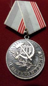 Медаль "Ветеран труда. За долголетний добросовестный труд"
