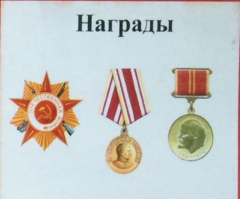 медаль "За доблестный труд"