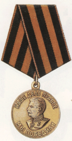 Медаль за победу над германией в Великой Отечественной Войне 1941-1945 гг"