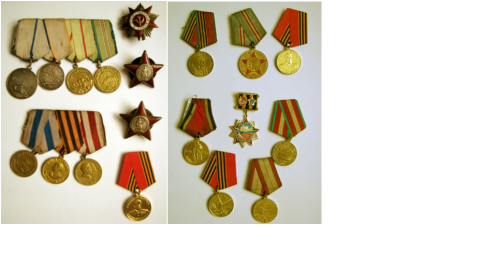 Ордена и медали.