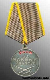 медаль за боеве заслуги
