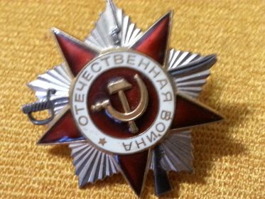 орден Отечественной войны II степени №316975
