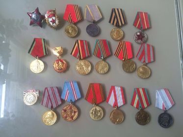 Боевые ордена и медали