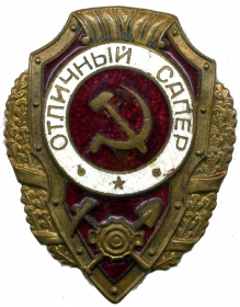 Знак «Отличный снайпер»