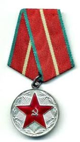 медаль за безупречную службу 2ой степени