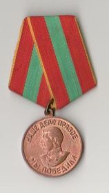медаль «50 лет Победы в Великой Отечественной войне 1941-1945 гг.» (1995).