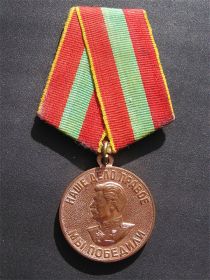 Медаль за доблестный труд во время Великой Отечественной Войны 1941-1945гг.