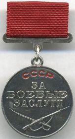 Медаль «За боевые заслуги» №1781699