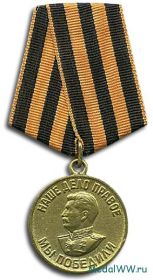 Медаль "За Победу над Германией в ВОВ 1941-1945 г.г."