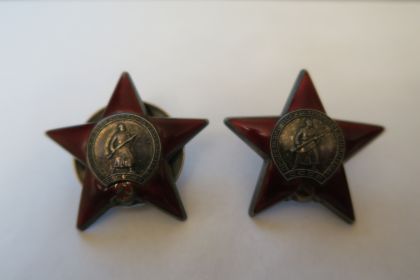 Орден Красной Звезды (дважды)